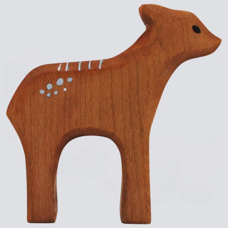 Holzwald Holzfigur Reh