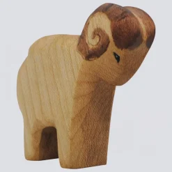 Holzwald Holzfigur Schafbock