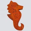 Holzwald Holzfigur Seepferdchen