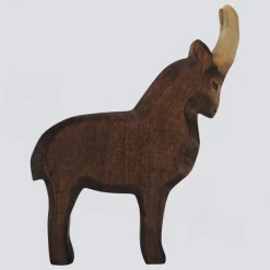 Holzwald Holzfigur Steinbock