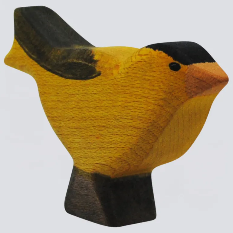 Holzwald Holzfigur Stieglitz