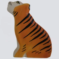 Holzwald Holzfigur Tiger klein