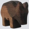 Holzwald Holzfigur Wildschwein Bache