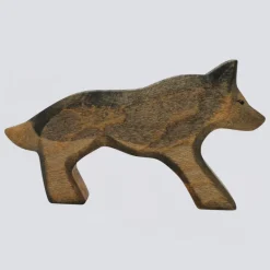 Holzwald Holzfigur Wolf