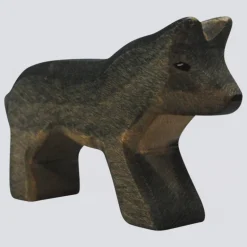 Holzwald Holzfigur Wolf klein