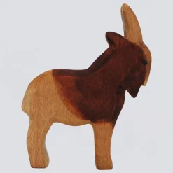 Holzwald Holzfigur Ziegenbock