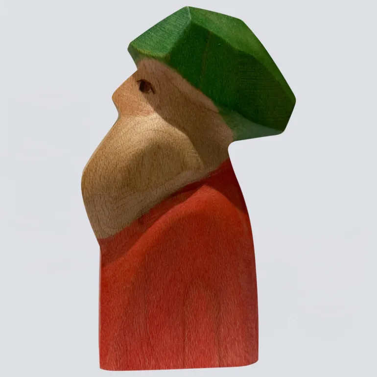 Holzwald Holzfigur Zwerg Noah