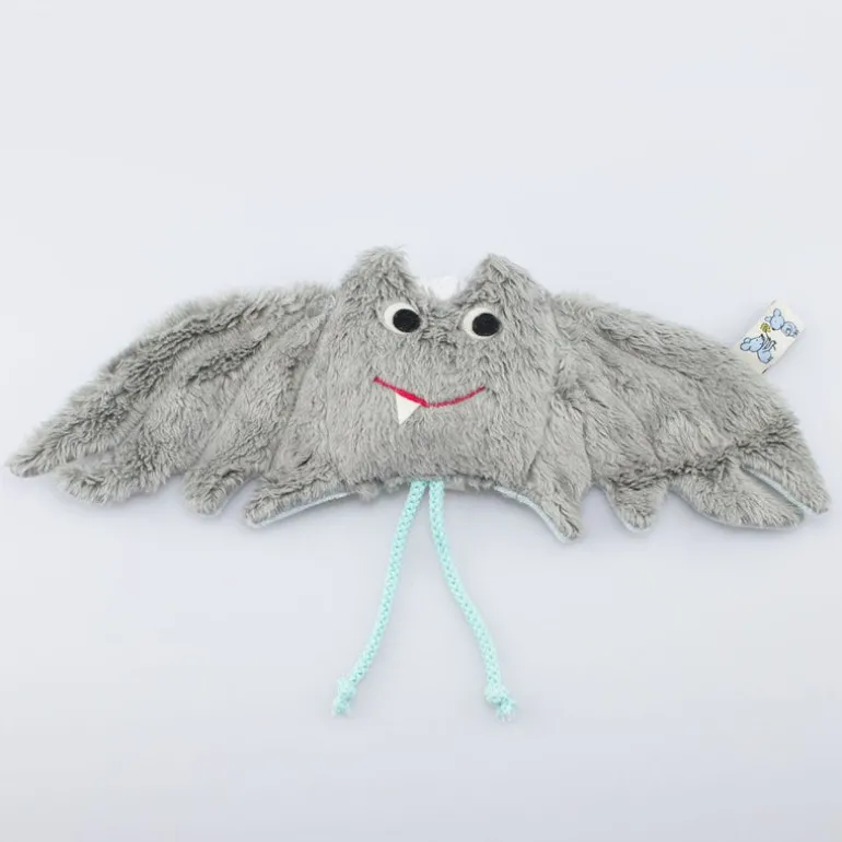 Knister-Kuschelfledermaus hellblau