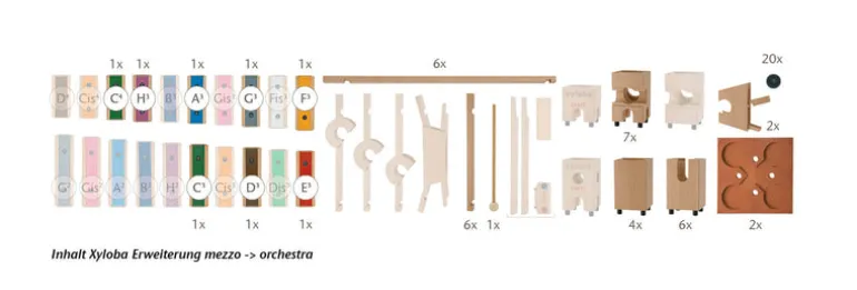 Kugelbahn Xyloba Erweiterung Mezzo > Orchestra
