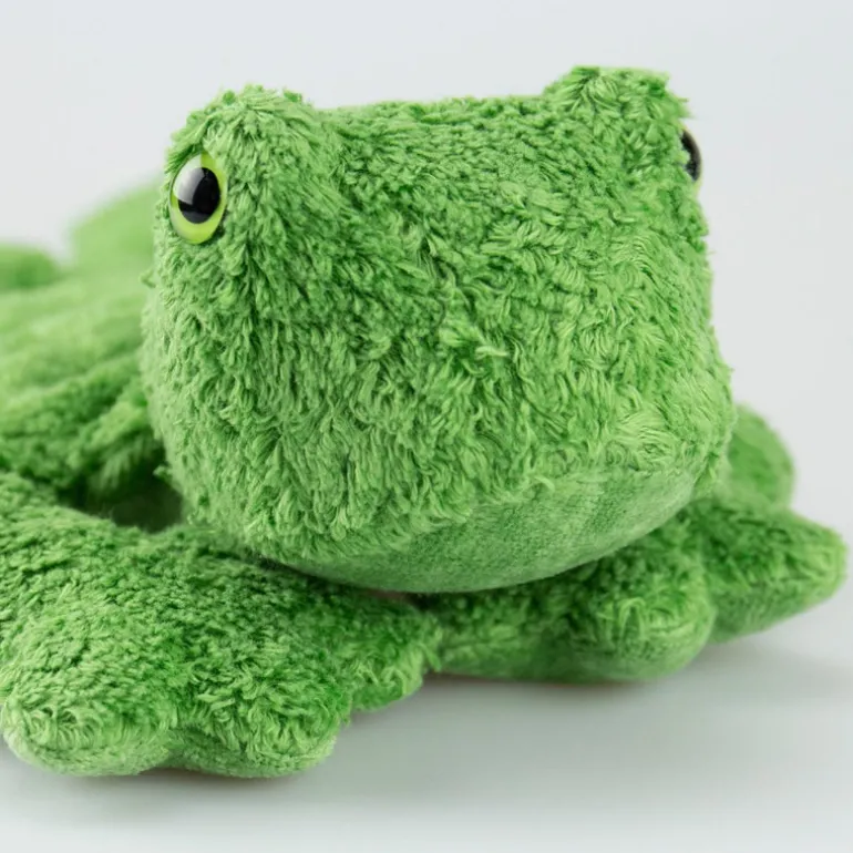 Kuscheltier Frosch mit Kirschkern-Inlett