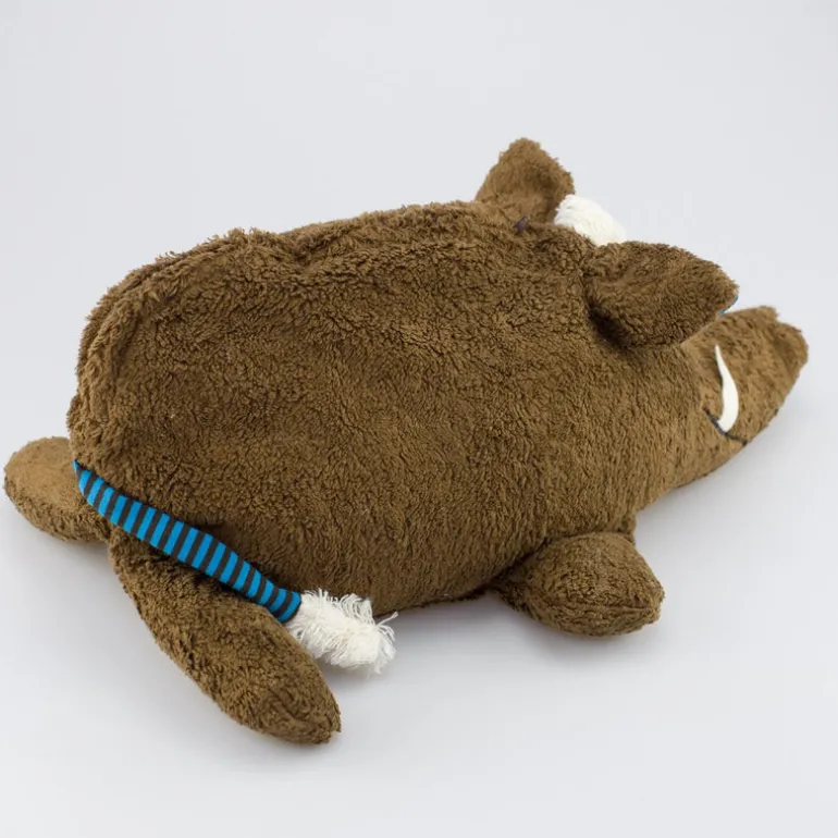 Kuscheltier große Wildsau mit Hirse-Inlett
