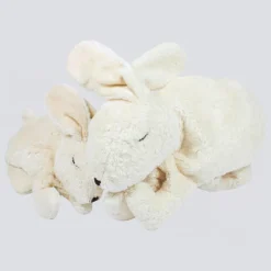 Kuscheltier Hase klein weiß mit Inlett