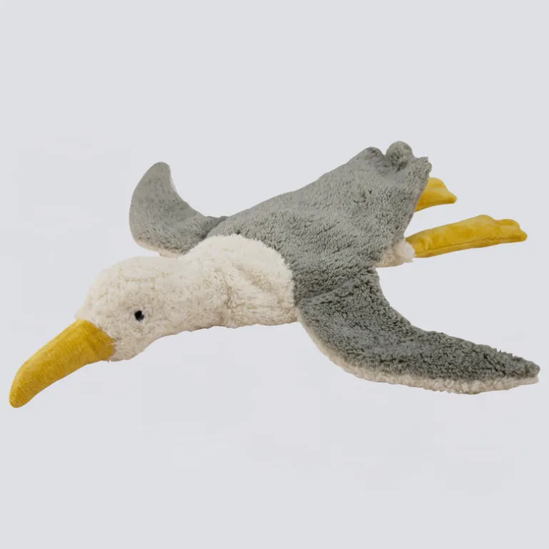 Kuscheltier Möwe klein mit Kirschkern-Inlett