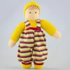 Nanchen Puppe 'Bub' gelb - 33 cm