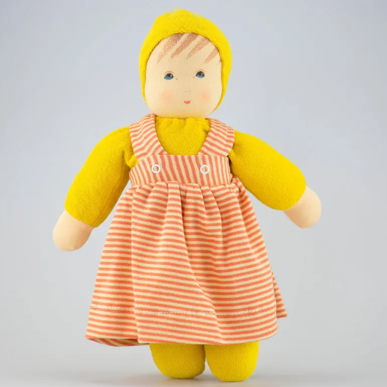 Nanchen Puppe 'Mädel' gelb - 33 cm
