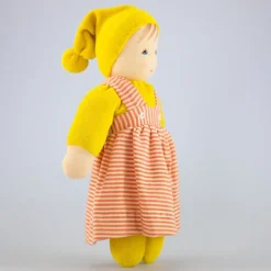 Nanchen Puppe 'Mädel' gelb - 33 cm