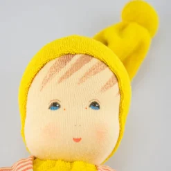 Nanchen Puppe 'Mädel' gelb - 33 cm