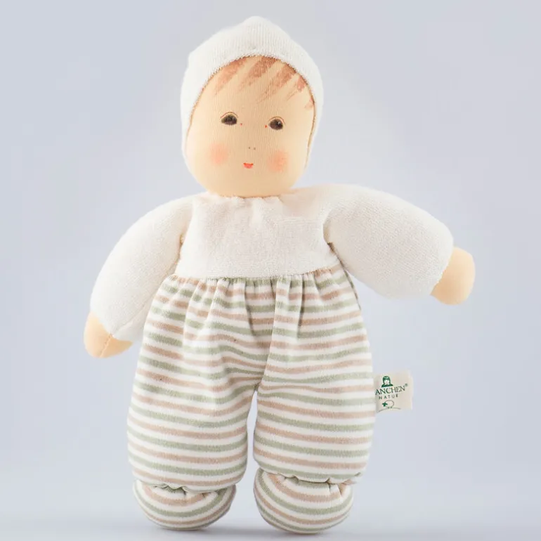 Nanchen Puppe Möpschen natur - 26 cm