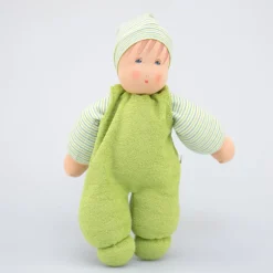 Nanchen Puppe Wuschel grün -26 cm