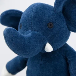natureZOO Kuscheltier Elefant klein blau - Bio-Nickistoff