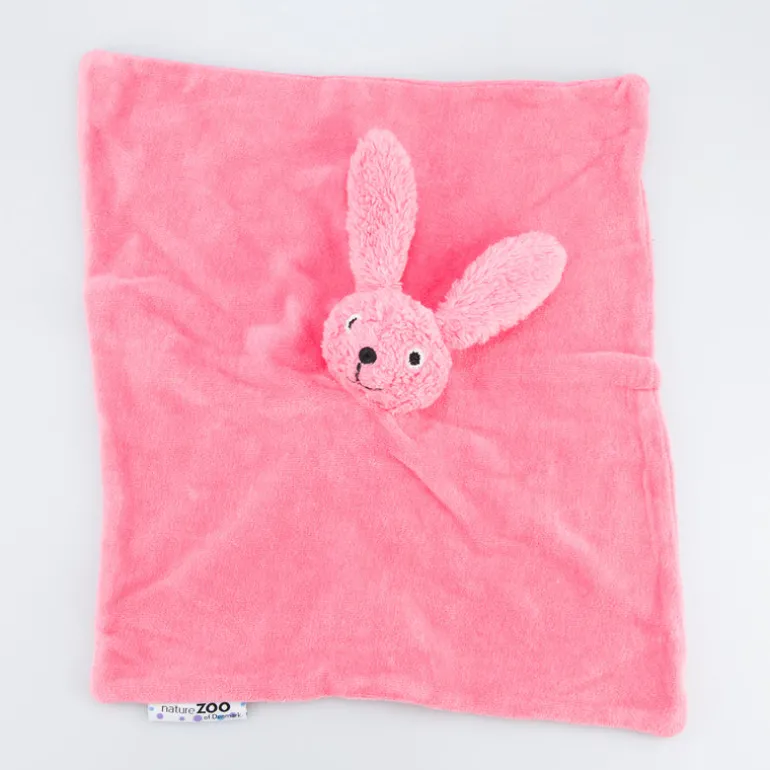 natureZOO Schmusetuch Hase rosa