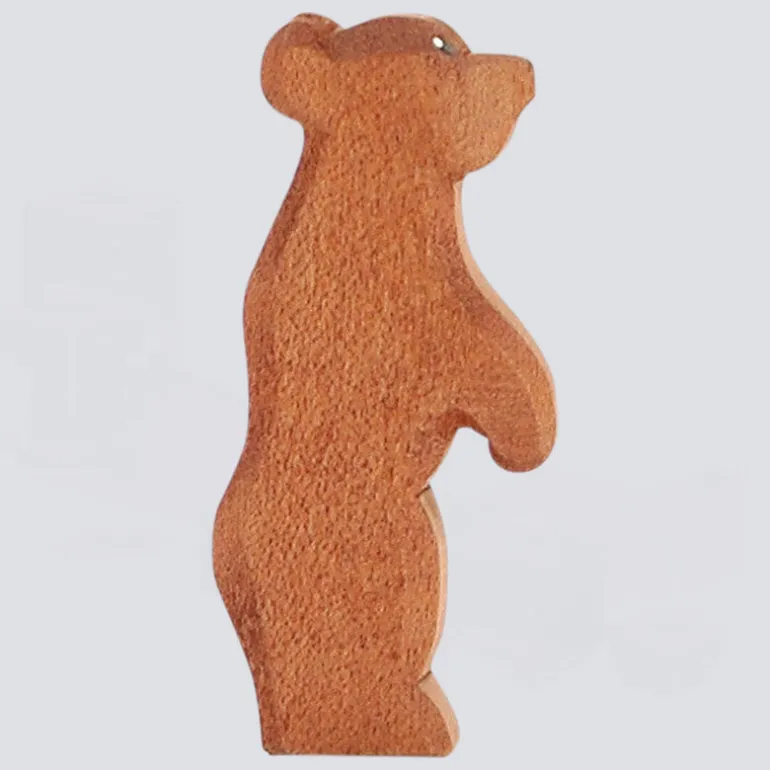 Ostheimer Holzfigur Bär klein stehend