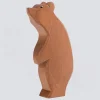 Ostheimer Holzfigur Bär stehend Kopf hoch