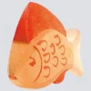 Ostheimer Holzfigur Fisch gelb