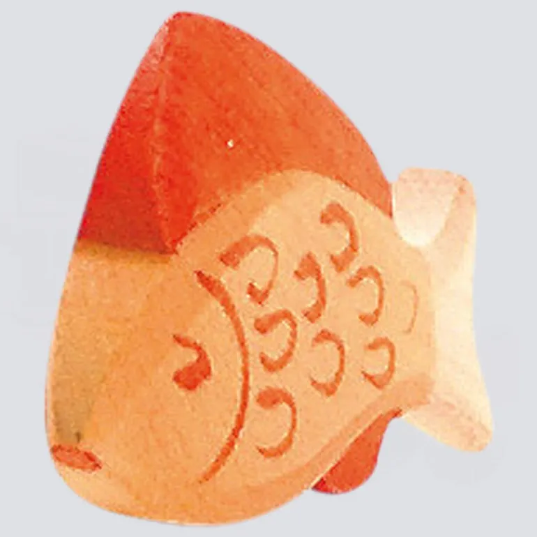 Ostheimer Holzfigur Fisch gelb