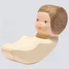 Ostheimer Holzfigur Kind für Wiege