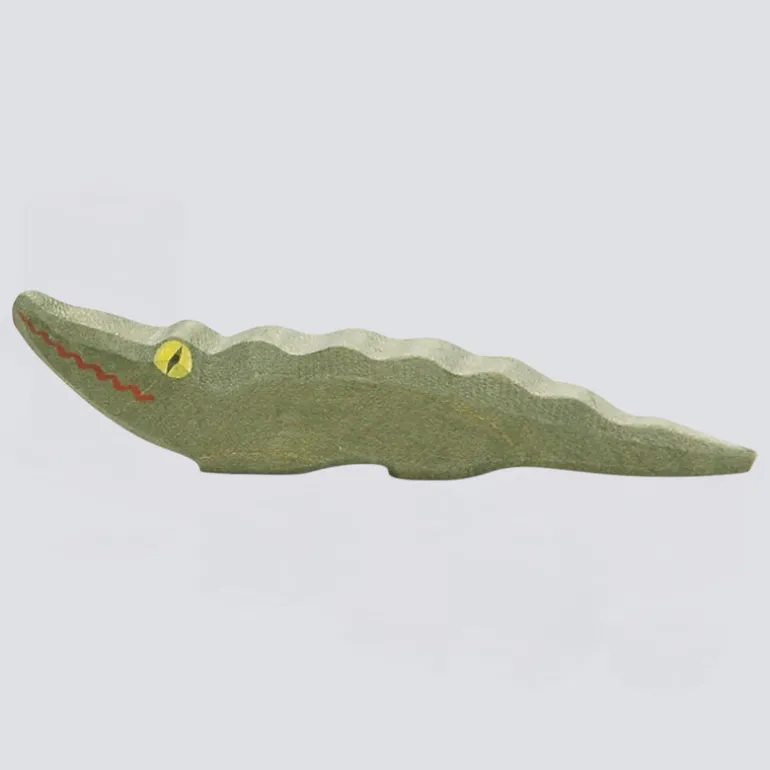 Ostheimer Holzfigur Krokodil klein