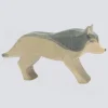 Ostheimer Holzfigur Wolf laufend