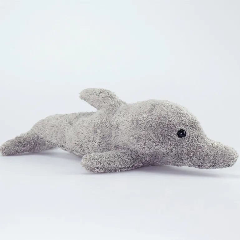 Plüsch Delphin grau