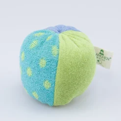 Pünktchenball blau mit Glöckchen