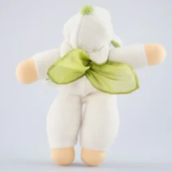 Püppchen Blumenfee natur mit Rassel - 18 cm