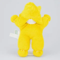 Püppchen Sternchen mit Rassel gelb - 15 cm