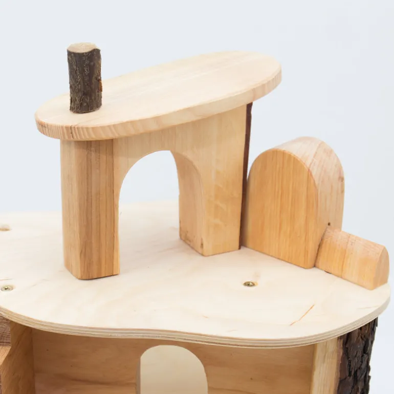 Puppenhaus aus Holz