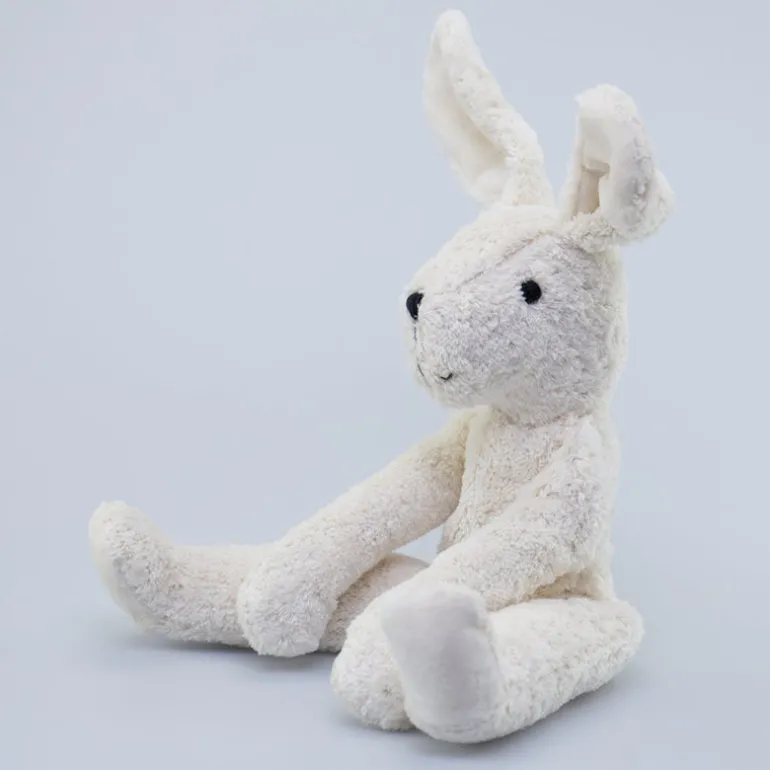 Schlenkertier Hase weiß - 40cm