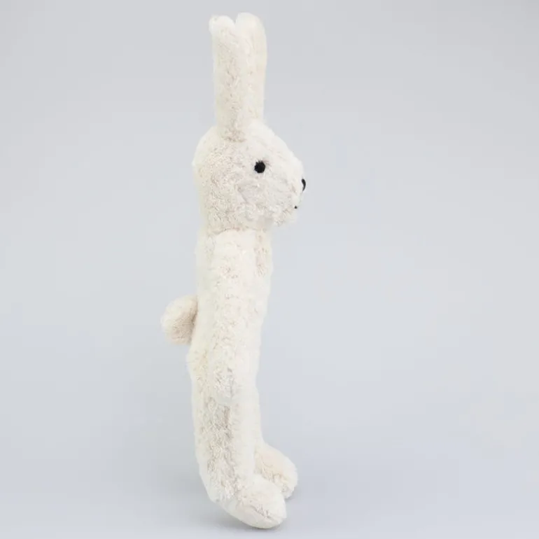 Schlenkertier Hase weiß - 30cm