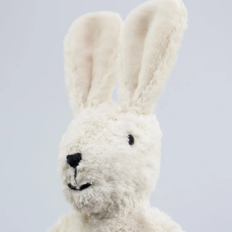 Schlenkertier Hase weiß - 30cm