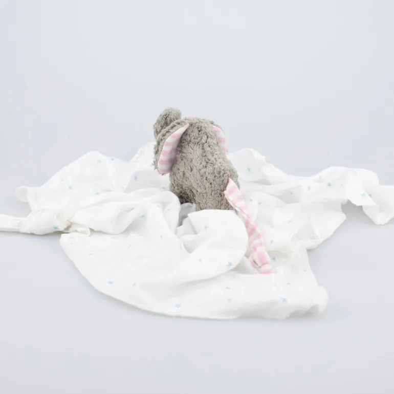 Schmusetuch Elefant rosa