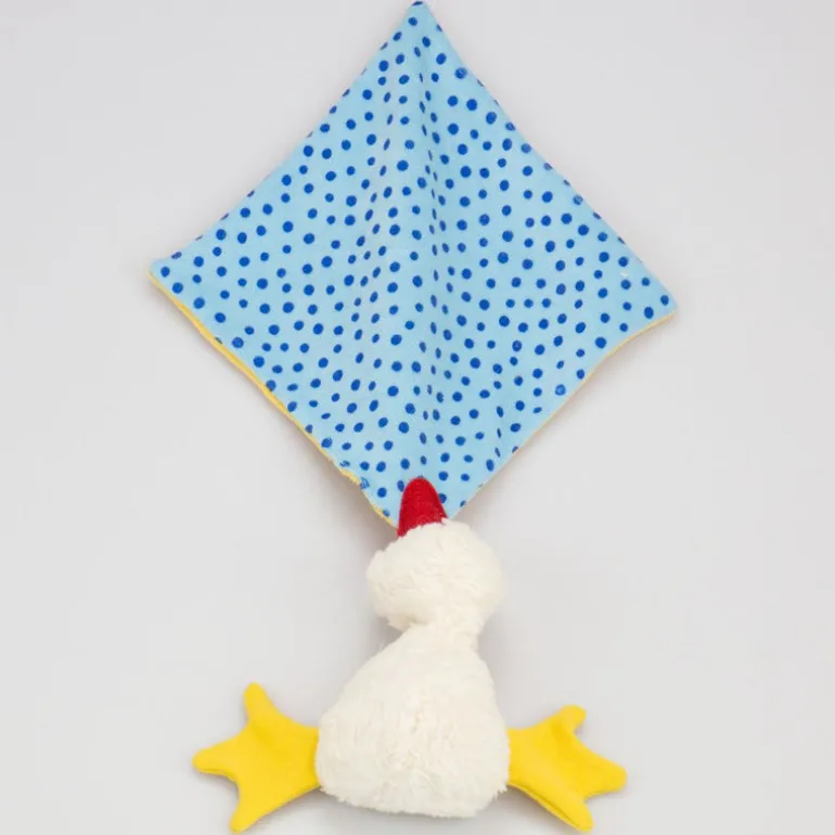 Schnuffeltuch Ente Tapsy - blau