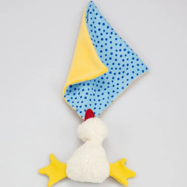 Schnuffeltuch Ente Tapsy - blau