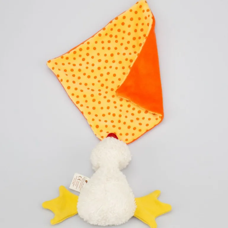 Schnuffeltuch Ente Tapsy - orange