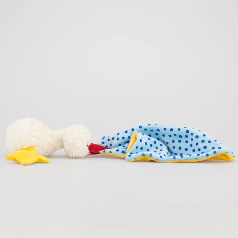 Schnuffeltuch Ente Tapsy - blau