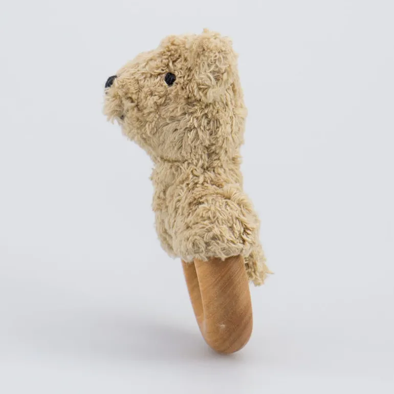 Tierpuppen Babygreifling Bär hellbraun