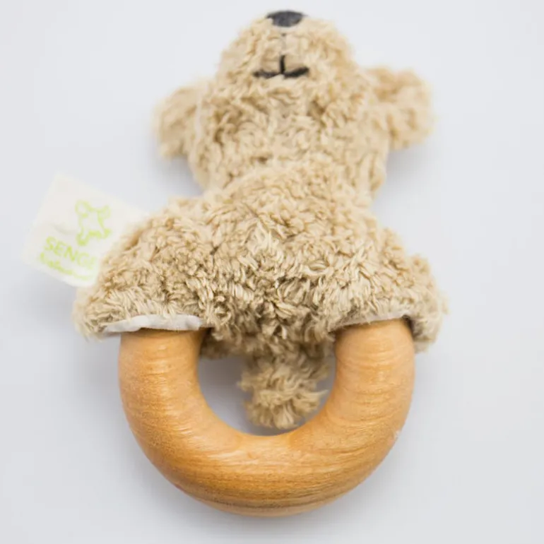 Tierpuppen Babygreifling Bär hellbraun