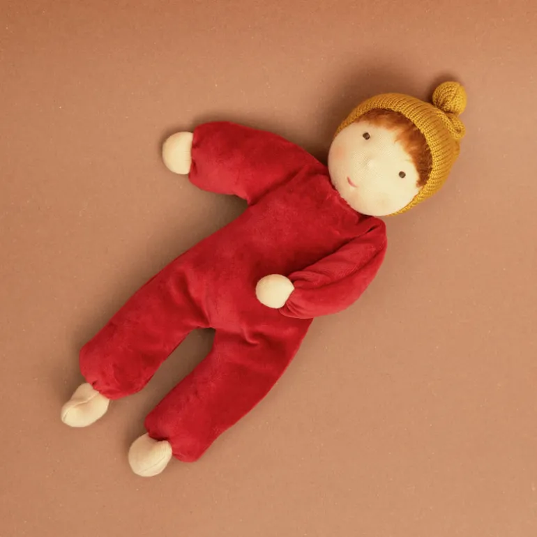Waldorfpuppe Nana rubin - 35 cm