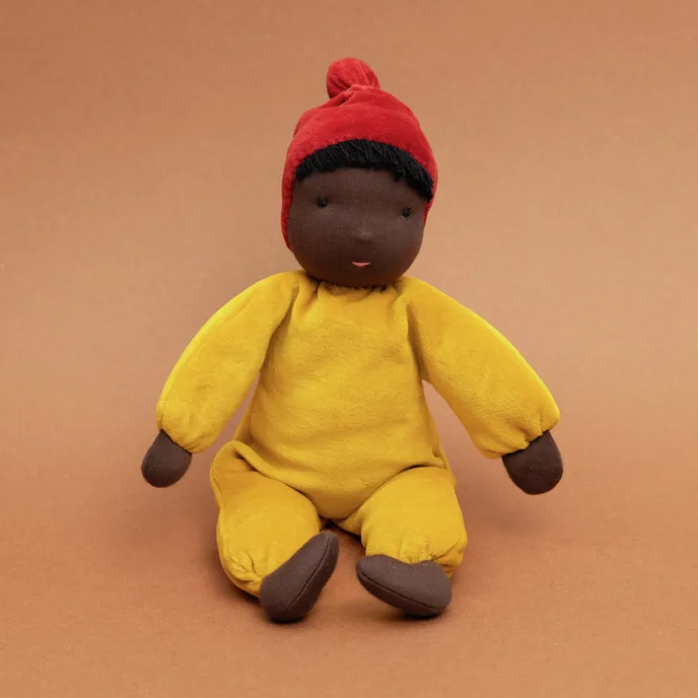 Waldorfpuppe Nana safran - 35 cm