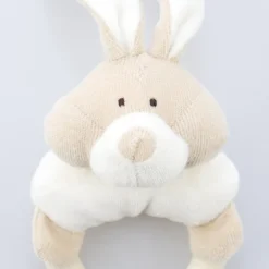 Wooly Organic Rassel Hase mit Holzring